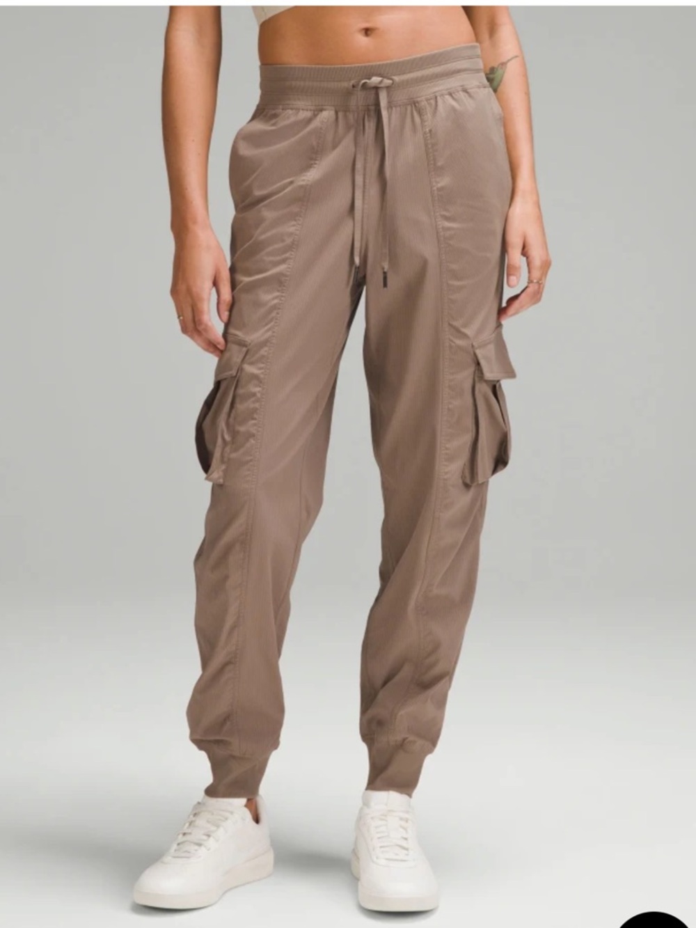 Women's Taupe Cargo Jogger Pants - Lululemon